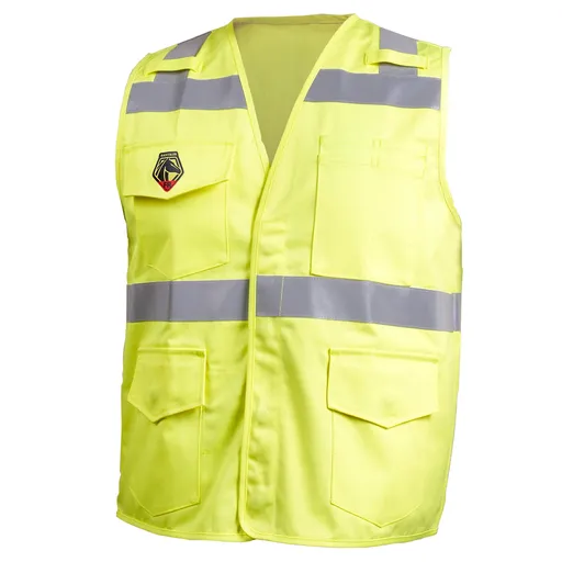 Revco Vest FR 9 oz Cotton Hi Vis Hy 4XL |VF1110-HY-4XL