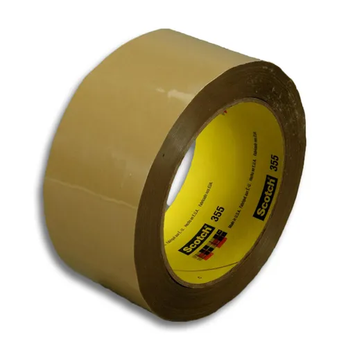 3M Scotch Box Sealing Tape 355, Tan, 48 mm x 50 m | 7000048656