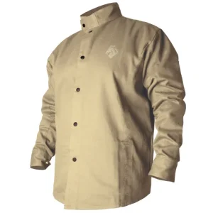 Black Stallion BSX Flame Resistant Cotton Welding Jacket, 5XL | 60-8003-5X