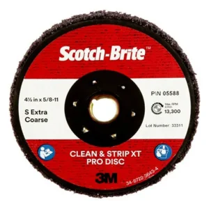 3M Scotch-Brite Clean and Strip XT Pro TN QC Disc, 4.5″ x 5/8″-11, XC | 7100175464
