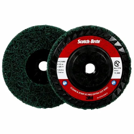 3M Scotch-Brite Clean and Strip XT Pro Extra Cut Disc, 4.5″ x 5/8″-11 | 7100175520