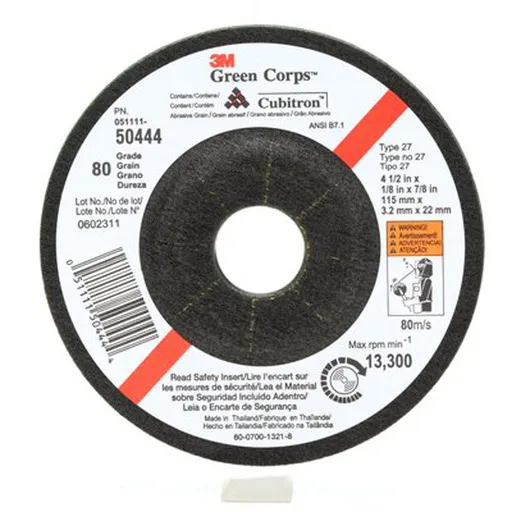 3M Green Corps Flexible Grinding Wheel – 7 in | 7000118594