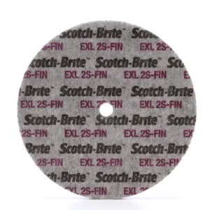3M Scotch-Brite EXL Unitized Wheel, 2S Fine, 4″ x 1/4″ x 1/4″ | 7000120677