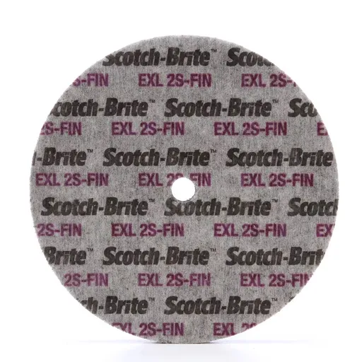 3M Scotch-Brite EXL Unitized Wheel, 2S Fine, 4″ x 1/4″ x 1/4″ | 7000120677
