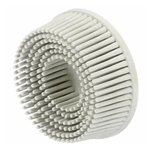 3M Scotch-Brite Roloc Bristle Disc, 120 Grit, TR, White, 2 x 5/8 in, Tapered | 7000000744