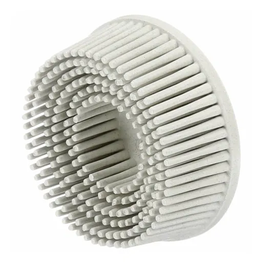 3M Scotch-Brite Roloc Bristle Disc, 120 Grit, TR, White, 2 x 5/8 in, Tapered | 7000000744