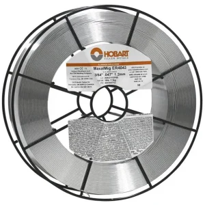 Hobart ER4043 3/64 Aluminum MIG Wire – 16# Wire Basket 404304712