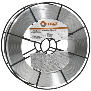 Hobart ER4043 1/16 Aluminum MIG Wire – 16# Wire Basket 404306212