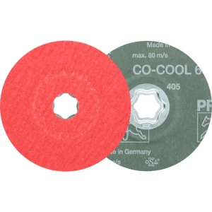 PFERD 40728 COMBICLICK® Fiber Disc, 4-1/2″ Dia, 60 Grit, Ceramic oxide CO-COOL, 25/BOX