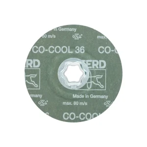PFERD 40733 COMBICLICK® Fiber Disc, 5″ Dia, 36 Grit, Ceramic oxide CO-COOL, 25/BOX