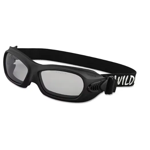 KLEENGUARD 20525 WILDCAT GOGGLE BLACK FRAME/CLR ANTI-FOG