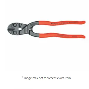 Knipex 7101200 CoBolt Compact Bolt Cutter, 8″, 1/4″; 7/32″; 3/16″ and 1/8″ Cutting Cap (1 EA)