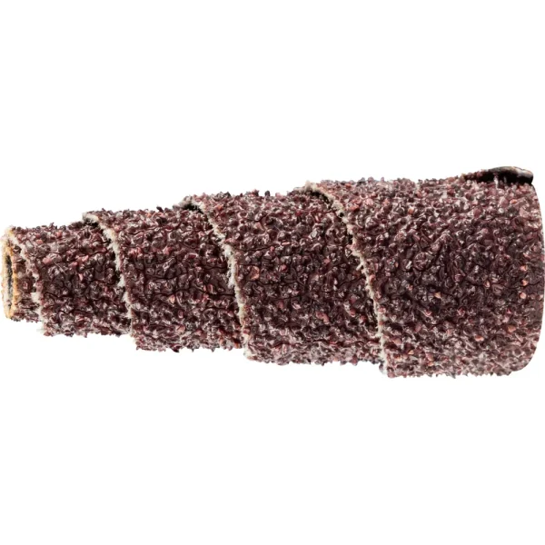 PFERD 41874 Cartridge Roll, 3/4″ x 1-1/2, 3/16″ arbor, Tapered shape, 60 Grit, Aluminum oxide, 50/BOX