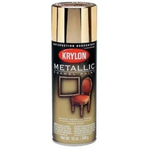 Krylon K01403 Metallic Paints, 11 oz Aerosol Can, Dull Aluminum, Metallic (6 Cans)