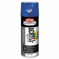 Krylon 425-K01910A07 Interior/Exterior Industrial Maintenance Paints, 12 oz Aerosol Can, True Blue (6 Cans)