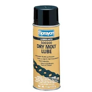 Sprayon S00200000 16 OZ. DRY MOLY LUBE