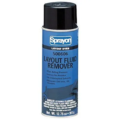 Sprayon S00606000 Layout Fluid Removers, 12.75 oz Aerosol Can
