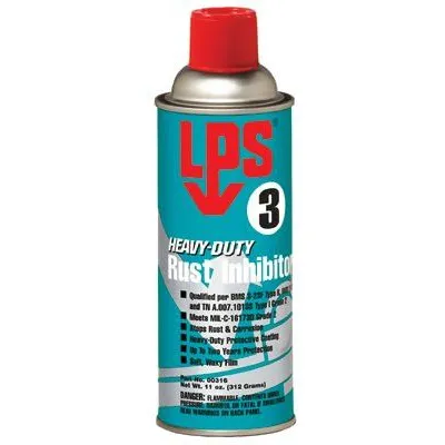 LPS 00316 LPS 3 Premier Rust Inhibitor, 11 oz Aerosol Can (12 Cans)