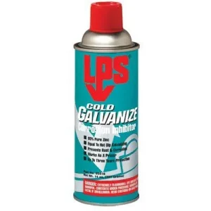LPS 00516 Cold Galvanize Corrosion Inhibitor, 14 oz Aerosol Can (12 Cans)