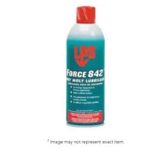 LPS 02516 Force 842 Dry Moly Lubricants, 16 oz Aerosol Can (12 Cans)