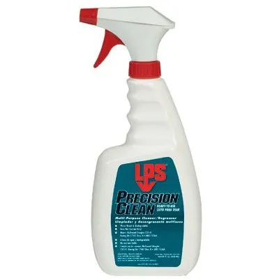 LPS 02728 Precision Clean Multi-Purpose Cleaner/Degreasers, 28oz Trigger Spray Bottle, RTU (12 Bottles)