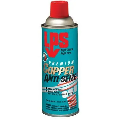 LPS 02916 Copper Anti-Seize Lubricants, 12 oz Aerosol Can (12 Bottles)