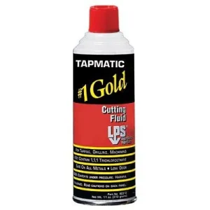 LPS 40312 TapMatic #1 Gold Cutting Fluids, 11 wt oz Aerosol Can (12 Cans)