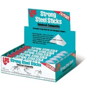 LPS 60159 Strong Steel Stick Renewal Composite, Stick, Black; Gray (12 Sticks)