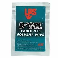 PT Technologies 428-61244 D’Gel Cable Gel Solvents, Individually Wrapped Wipes, 144 per Case (1 Case)