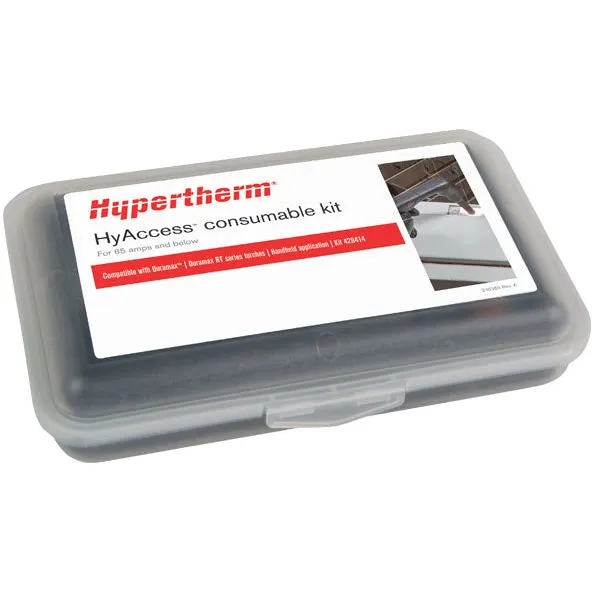 Hypertherm Duramax HyAccess Cutting and Gouging 30-65 A Consumable Kit 428414