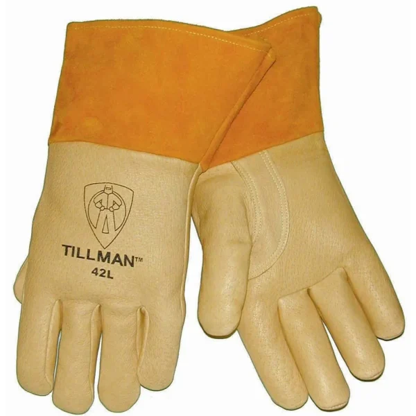 Tillman 42 Premium Heavy Weight Top Grain Pigskin MIG Welding Gloves (1 pair)