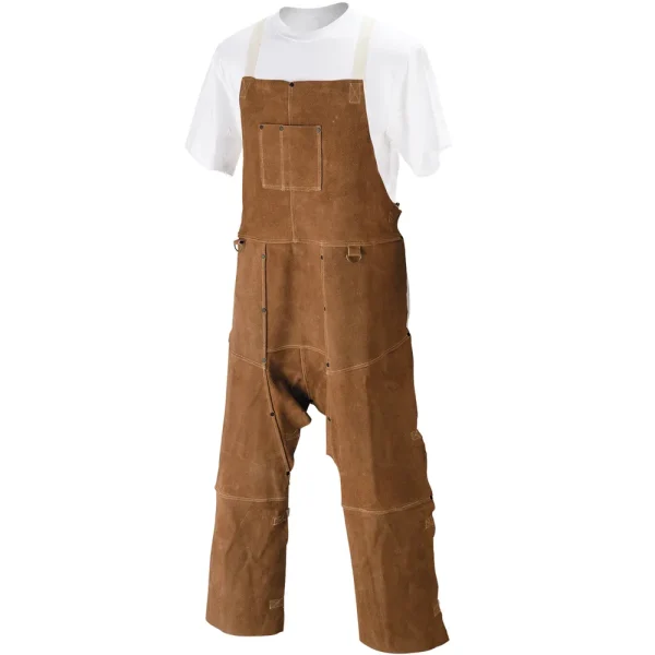 Black Stallion 60-1115 42″ Split Cowhide Split-Leg Bib Apron