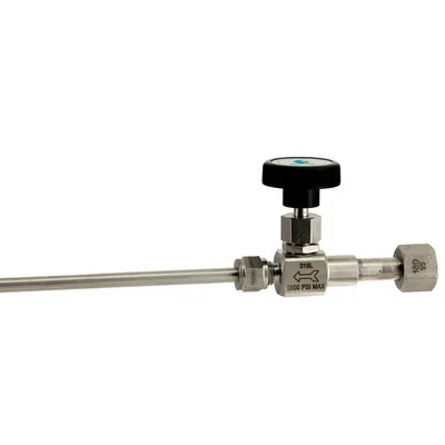 4300 Series Lecture Bottle Control Valve (CGA 180) – SS/Monel