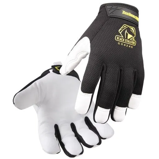 Revco Gloves Tool Handz Core Palm Mechanic Med Goatskin |GX4240-BW-MED