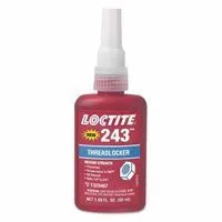 Loctite 1329467 243 Medium Strength Blue Threadlockers, 50 mL, 3/4 in Thread, Blue (1 EA)