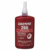 Loctite 442-232331 Threadlockers, High Strength/High Temperature, 250 mL, 3/4 in Thread, Red-Orange (1 EA)