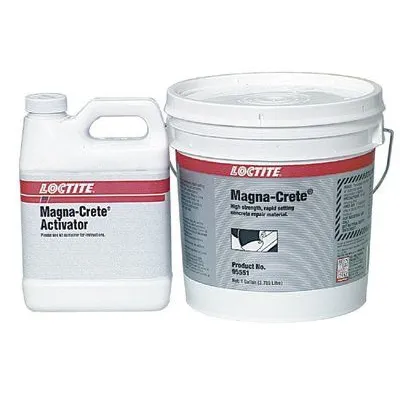 Loctite 235572 Fixmaster Magna-Crete, 1 gal, Bottle/Bucket Kit, Grey (1 EA)