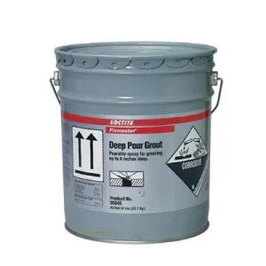 Loctite 99545 Fixmaster Deep Pour Grout, 5 gal, Kit, Black (1 Kit)