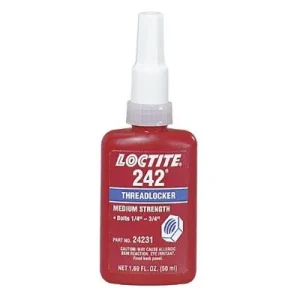 Loctite 24231 242 Threadlockers, Medium Strength, 50 mL, Blue (1 Bottle)