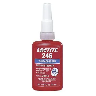 Loctite 29514 246 Threadlockers, Medium Strength/High Temperature, 50 mL, Blue (1 Bottle)