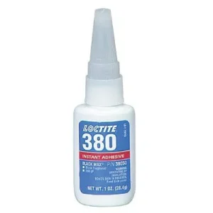 Loctite 38050 380 Black Max Instant Adhesive, Toughened, 1 oz, Bottle, Black (1 Bottle)