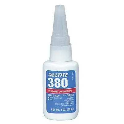 Loctite 38050 380 Black Max Instant Adhesive, Toughened, 1 oz, Bottle, Black (1 Bottle)