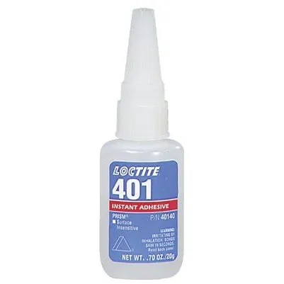 Loctite 40140 401 Prism Instant Adhesive Surface Insensitive, 20 g Bottle, Clear (1 Bottle)