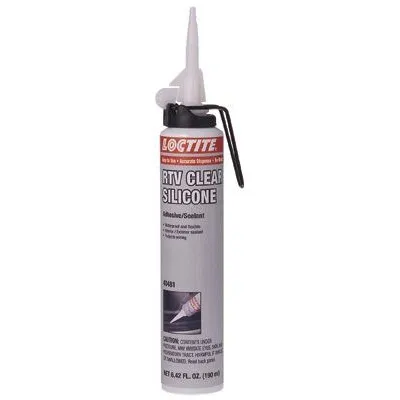 Loctite 40481 Superflex RTV, Silicone Adhesive Sealants, 190 mL Power Can, Clear (6 Cans)