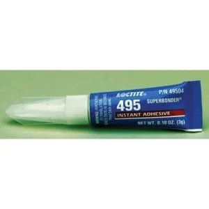 Loctite 49504 495 Super Bonder Instant Adhesive, 3 g, Tube, Clear (10 Tubes)