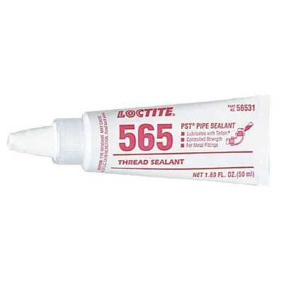 Loctite 56531 565 PST Thread Sealant, Controlled Strength, 50 mL Tube, White (1 Tube)