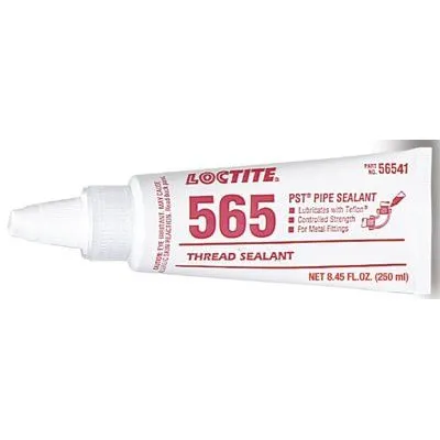 Loctite 56541 565 PST Thread Sealant, Controlled Strength, 250 mL Tube, White (1 Tube)