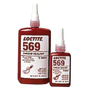 Loctite 56931 569 Thread Sealant, Hydraulic Sealants, 50 mL Bottle, Brown (1 Bottle)