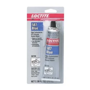 Loctite 58730 High Performance RTV Silicone Gasket Maker, 70 mL Tube, Blue (1 Tube)