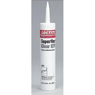 Loctite 59575 Superflex RTV, Silicone Adhesive Sealants, 300 mL Cartridge, Clear (1 Cartridge)